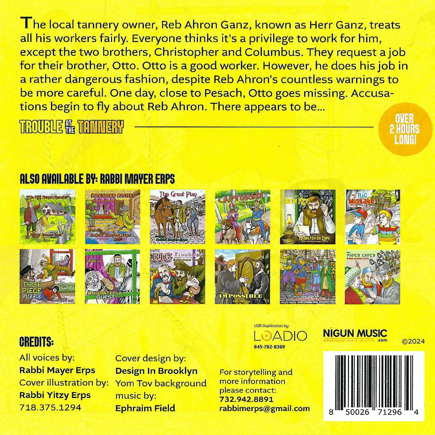 Rabbi Mayer Erps - Trouble At The Tannery