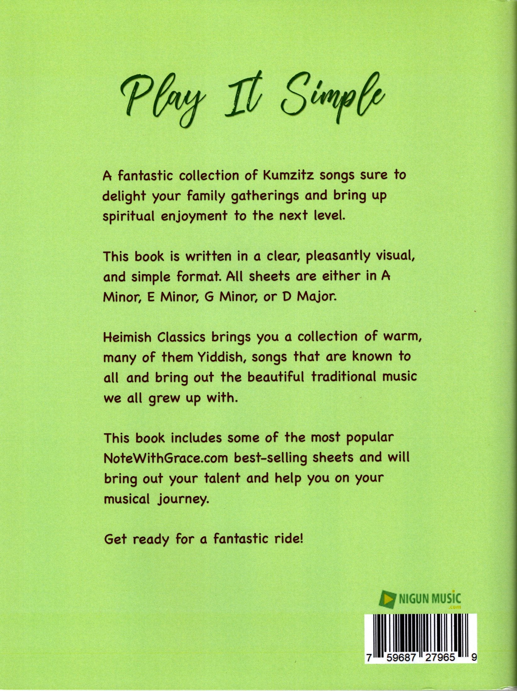 Play It Simple - Heimish Classics Book