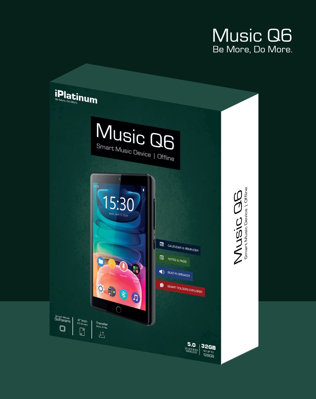 iPlatinum Q6 Smart MP3 Player - 32GB