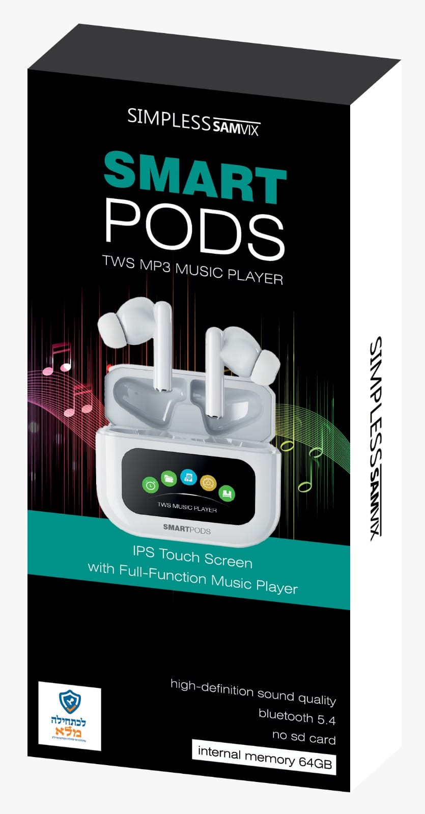 Samvix Smart Pods - MP3 Player - 64 GB