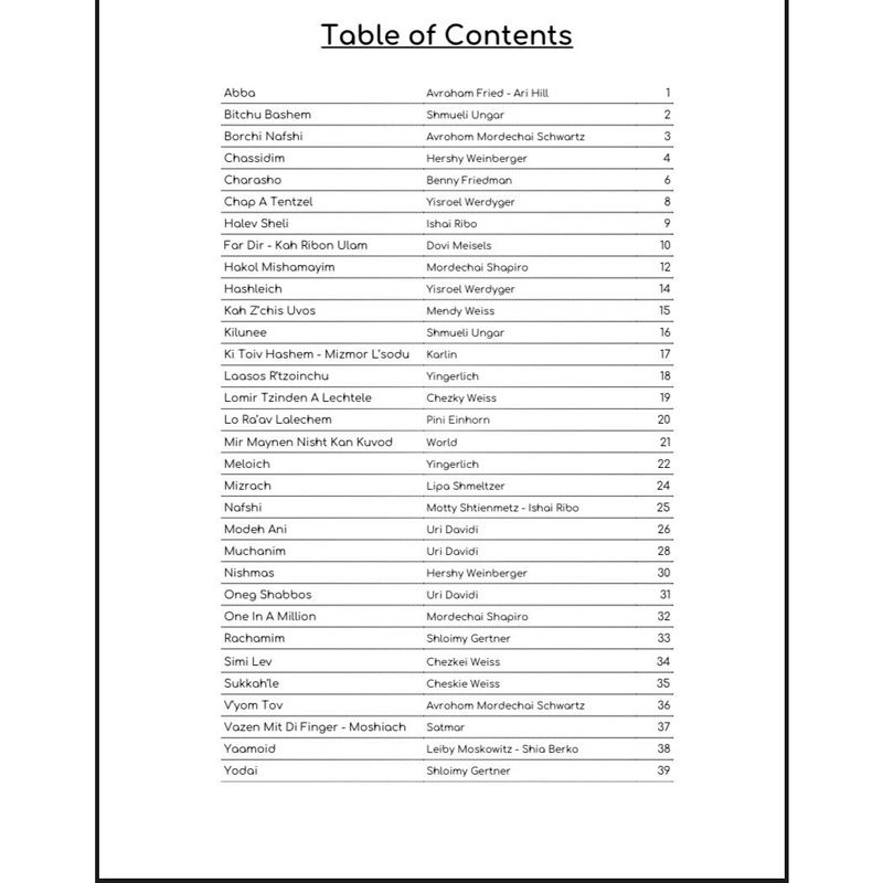 Play It Simple - 2020 Hottest Jewish Hits (Book)