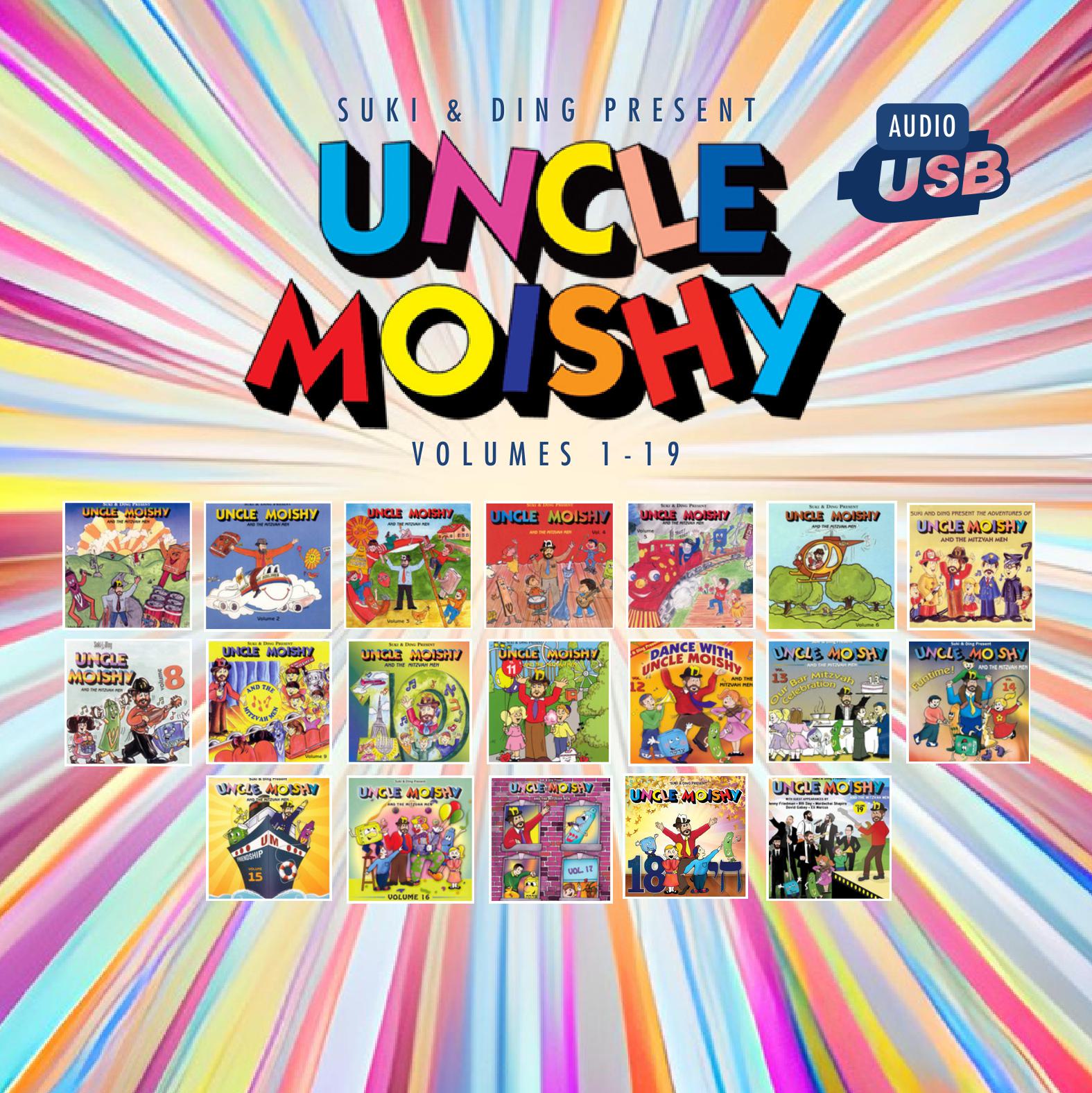 Uncle Moishy - Vol. 1-19 (USB)