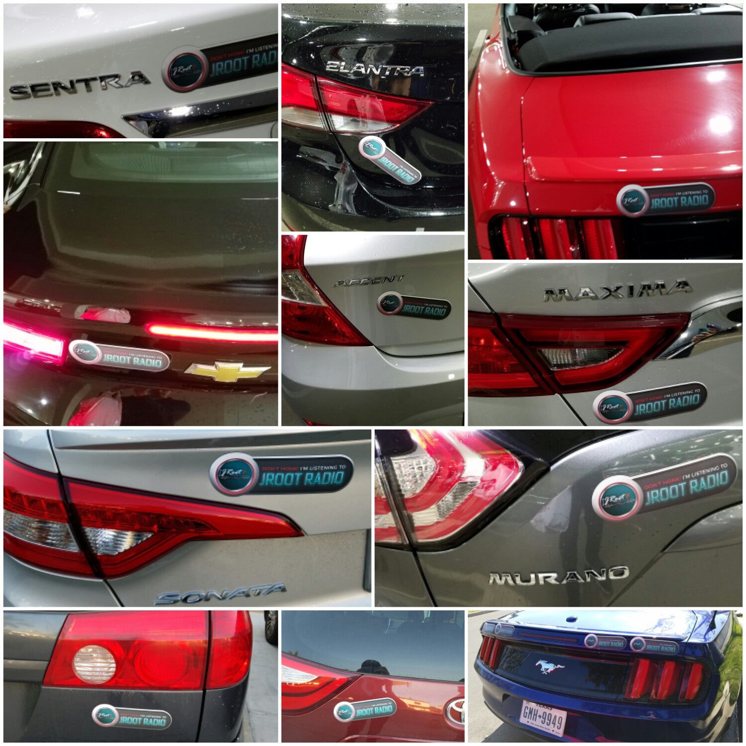 JRoot Radio Bumper Magnet