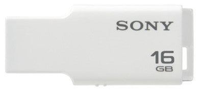 Sony 16GB Micro Vault M-Series Flash Drive, White