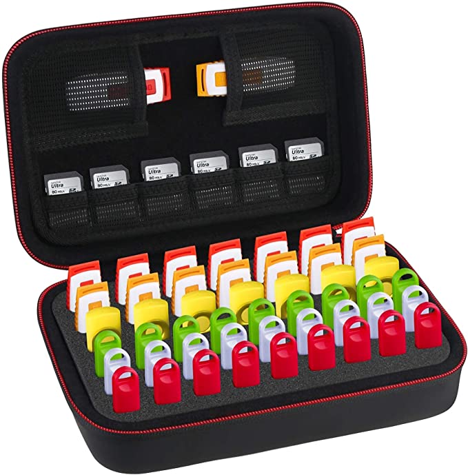 BOVKE USB Flash Drive Case 48 Slots