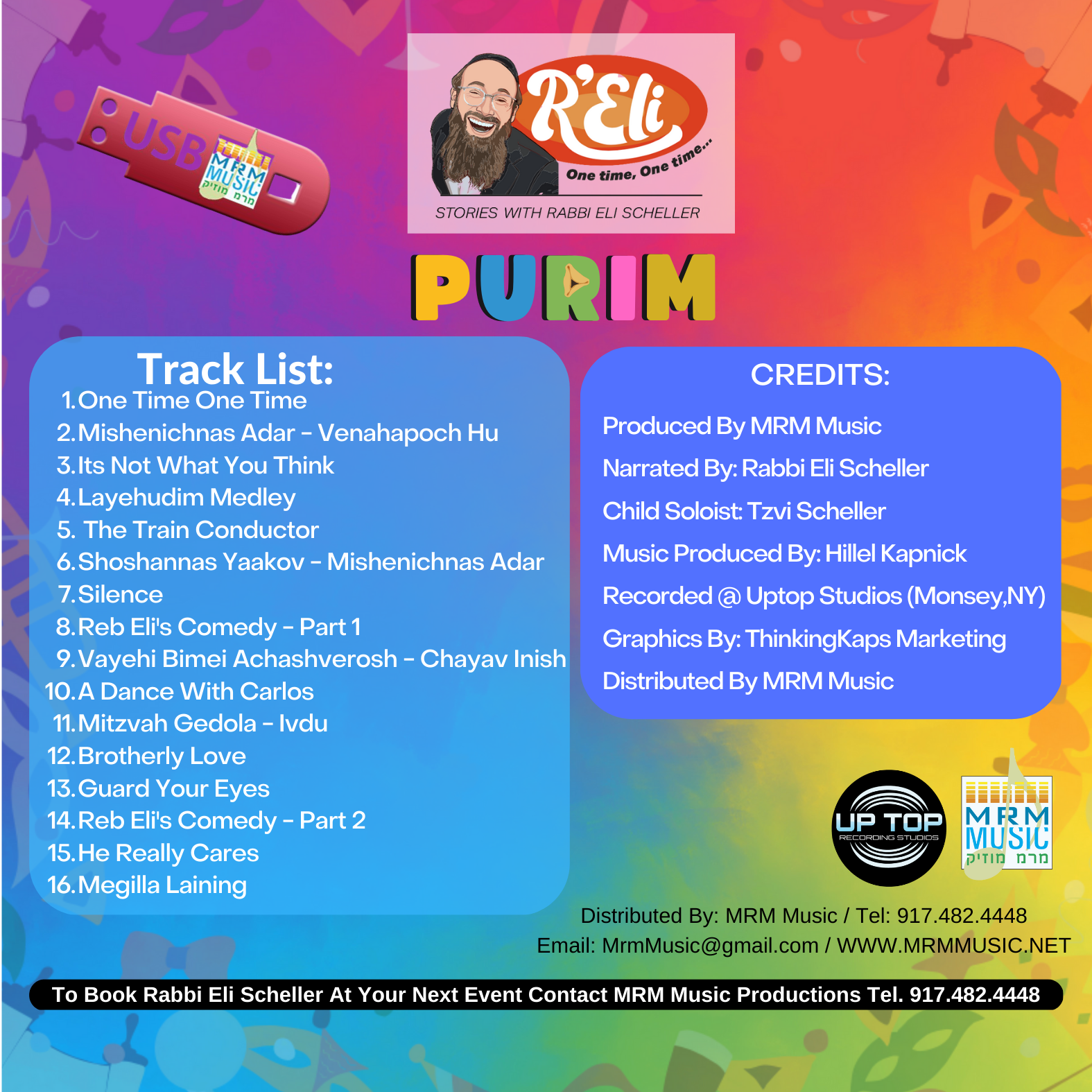 Rabbi Eli Scheller - One Time, One Time - Purim