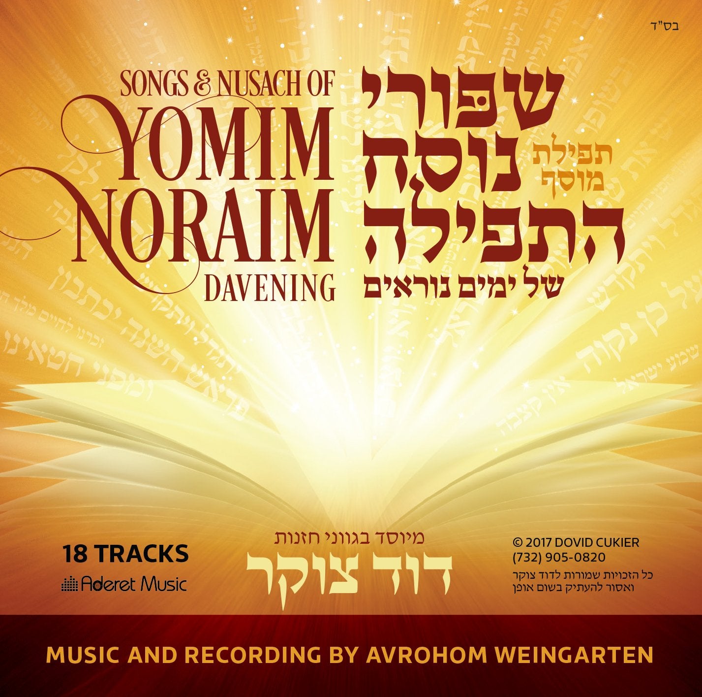 Shipurei Nusach Hatefillah - Yomim Norayim (Mussaf)