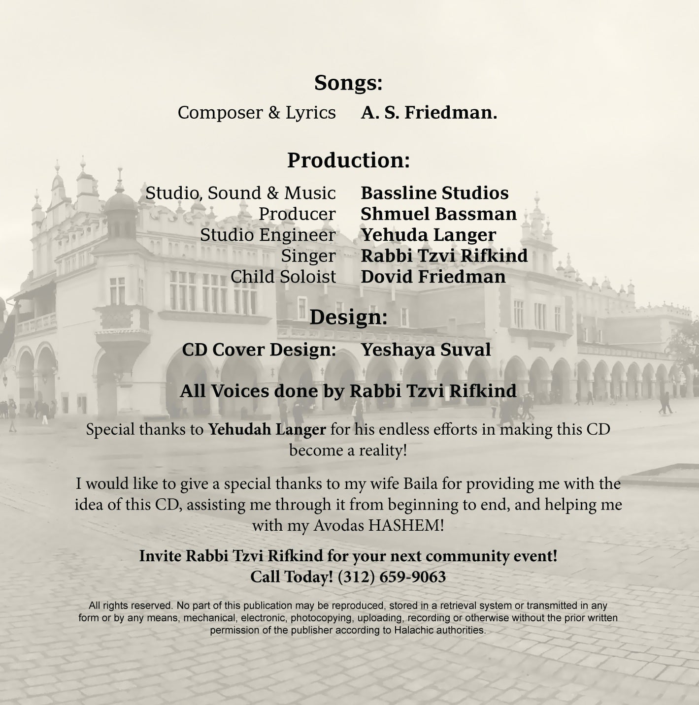 Rabbi Tzvi Rifkind - The Secret in Krakow