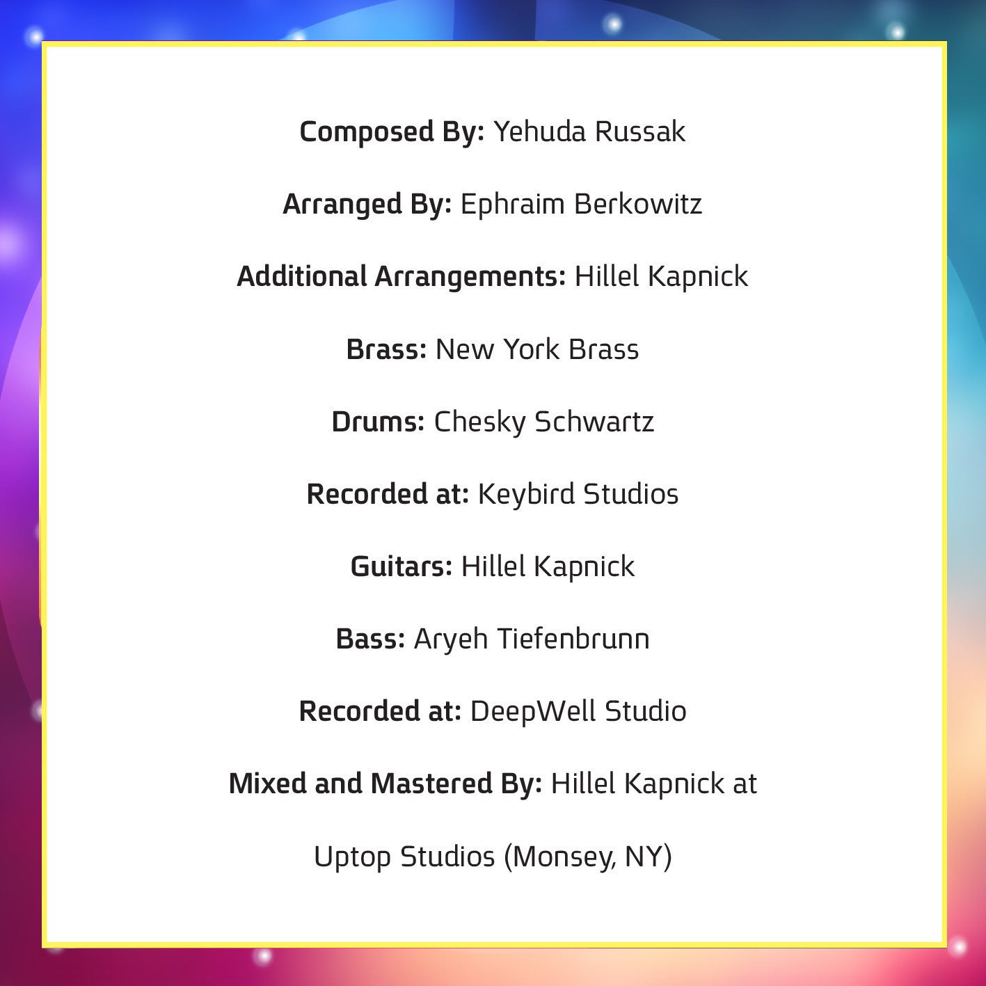 Heshy Goldstein - Tumid (Single)