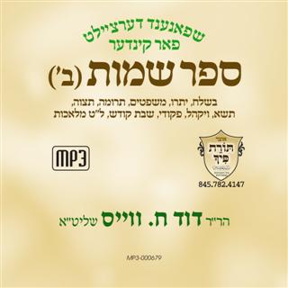 R' Duvid C. Weiss - Shemos 2