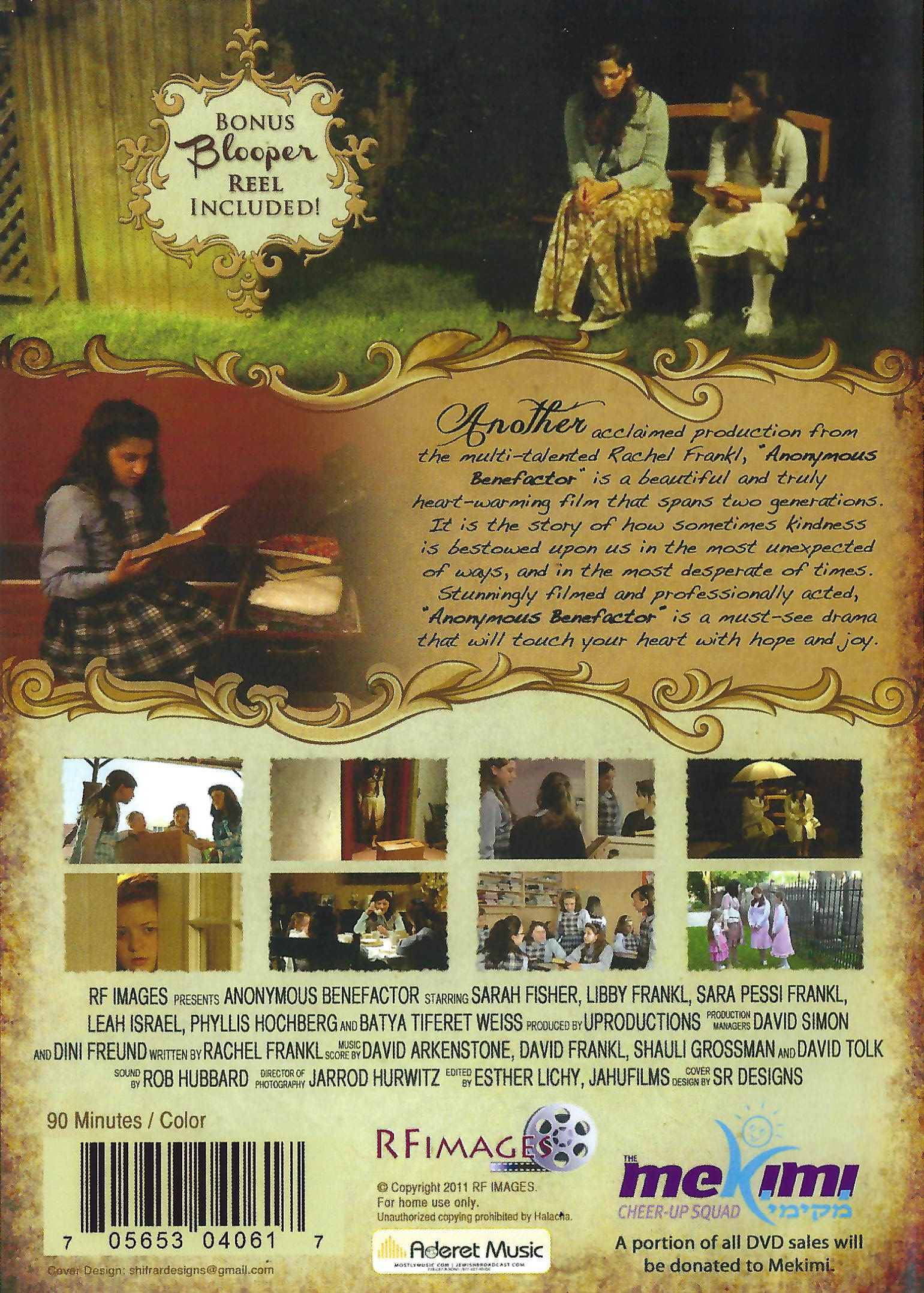 Rachel Frankl - Anonymous Benefactor (A Film for Jewish Women)