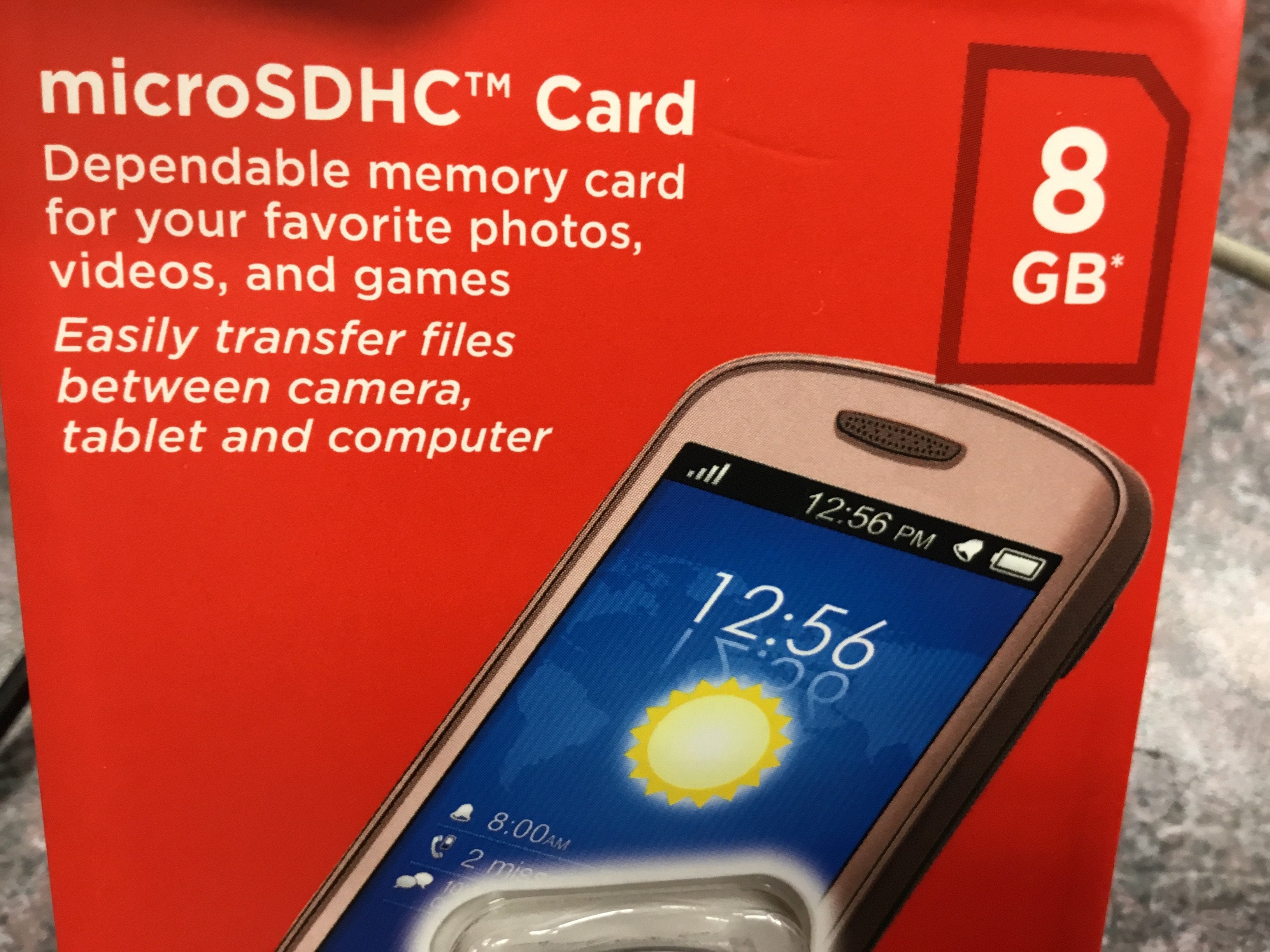 8GB microSD High Capacity (microSDHC) sandisk