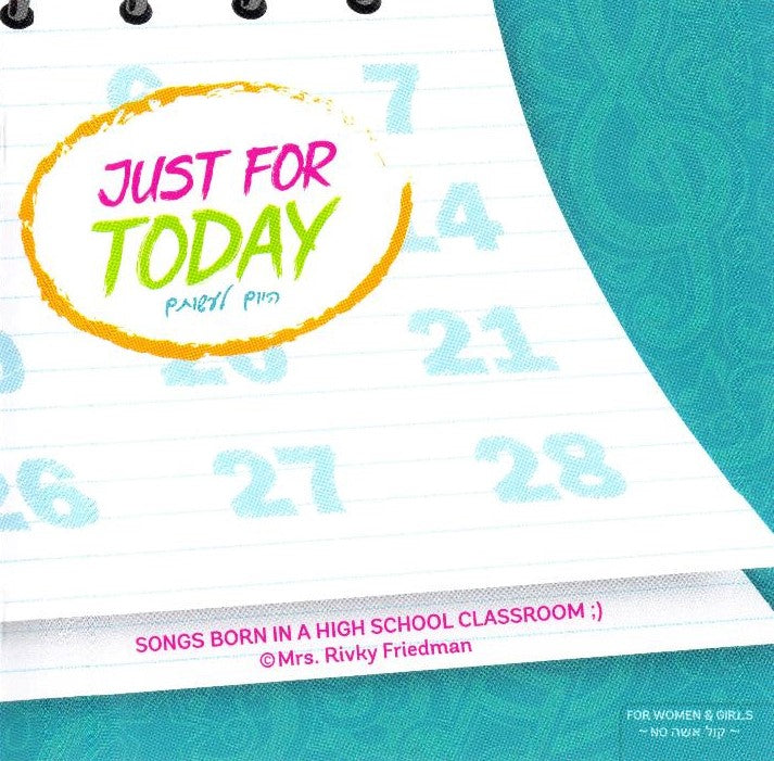Rivky Friedman - Just For Today