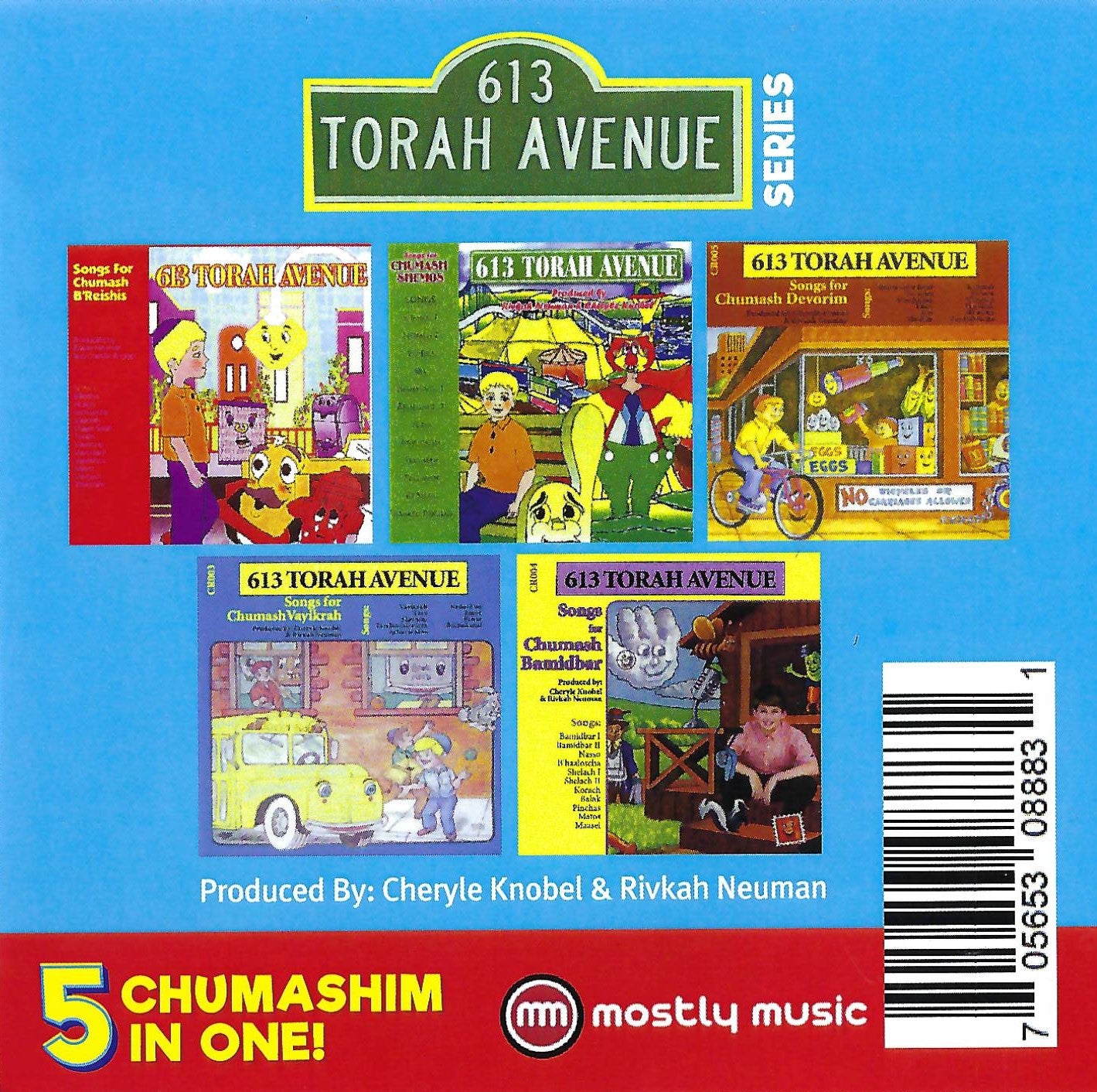 אוסף חומשים 613 שדרות התורה USB