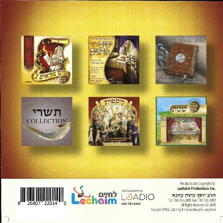 Lchaim - Tishrei Collection USB