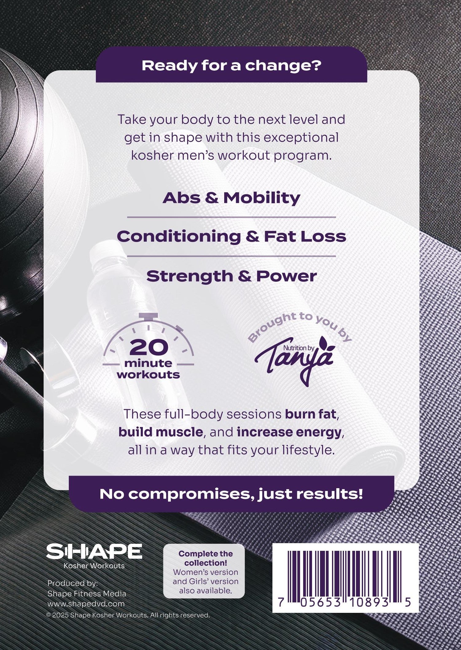 Shape Kosher Workouts - Men (Video)