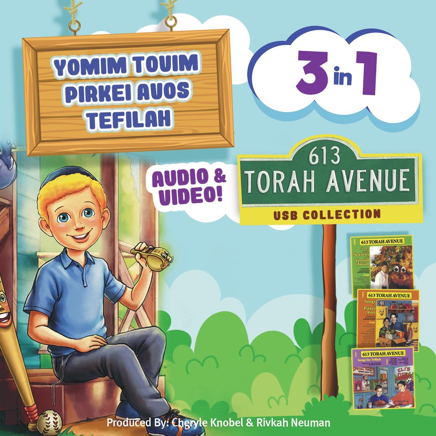 613 Torah Avenue - Yomim Tovim, Perkei Avos & Tefilah Collection [USB] (Audio & Video)