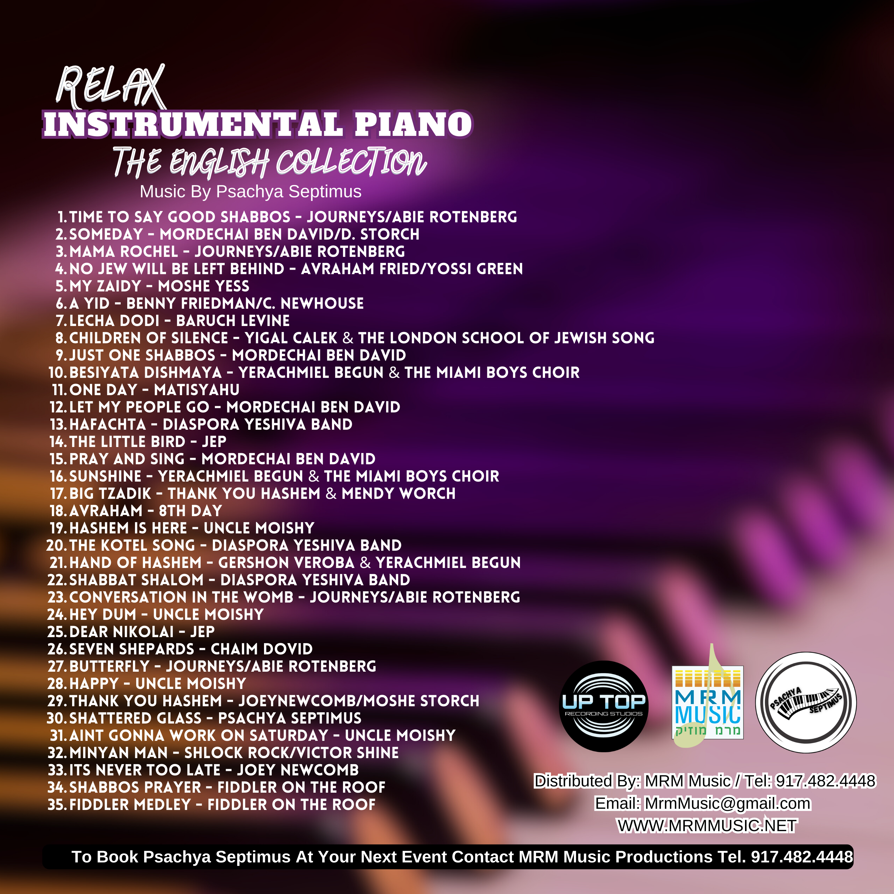 Psachya Septimus - Relax Instrumental Piano: The English Collection