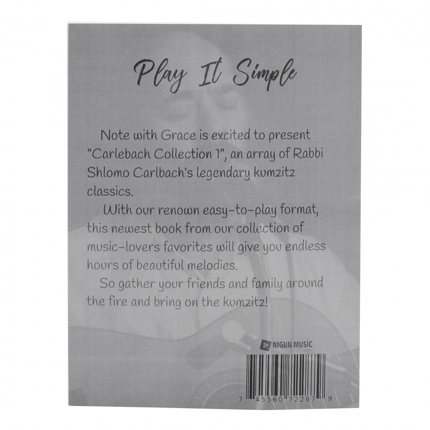 Play It Simple - Carlebach Collection 1 (Book)