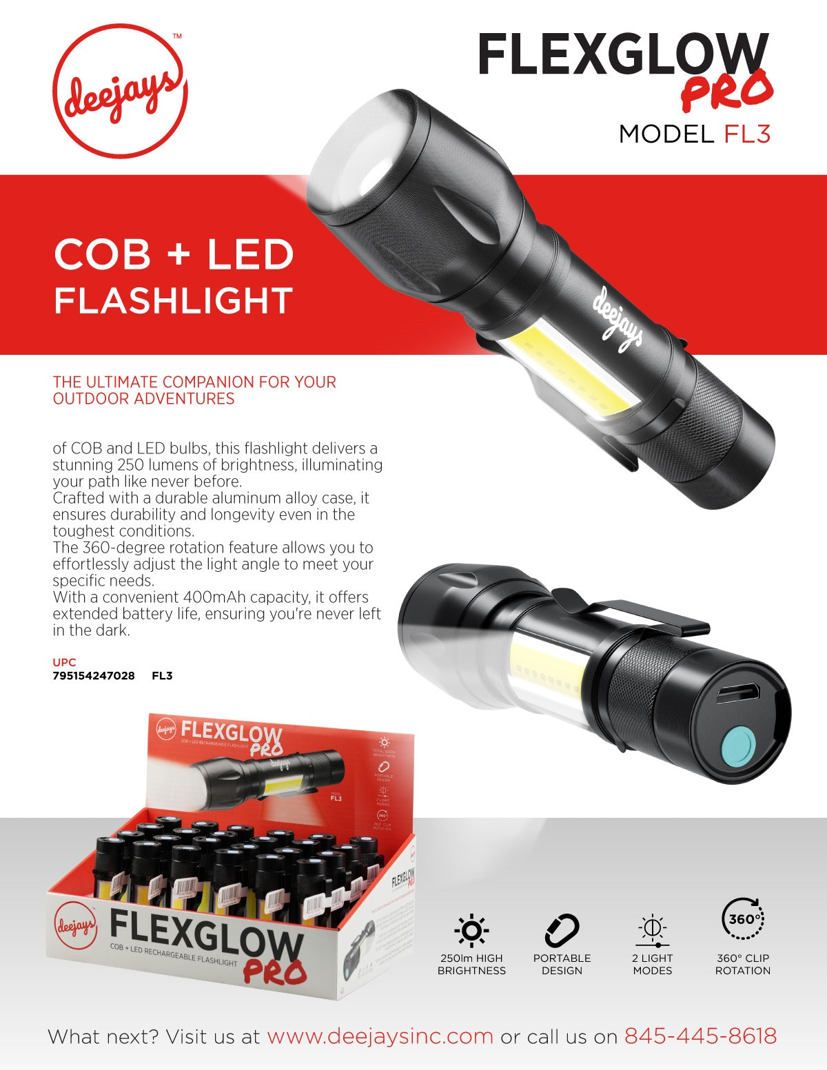 FL3 FlexGlow Flashlight