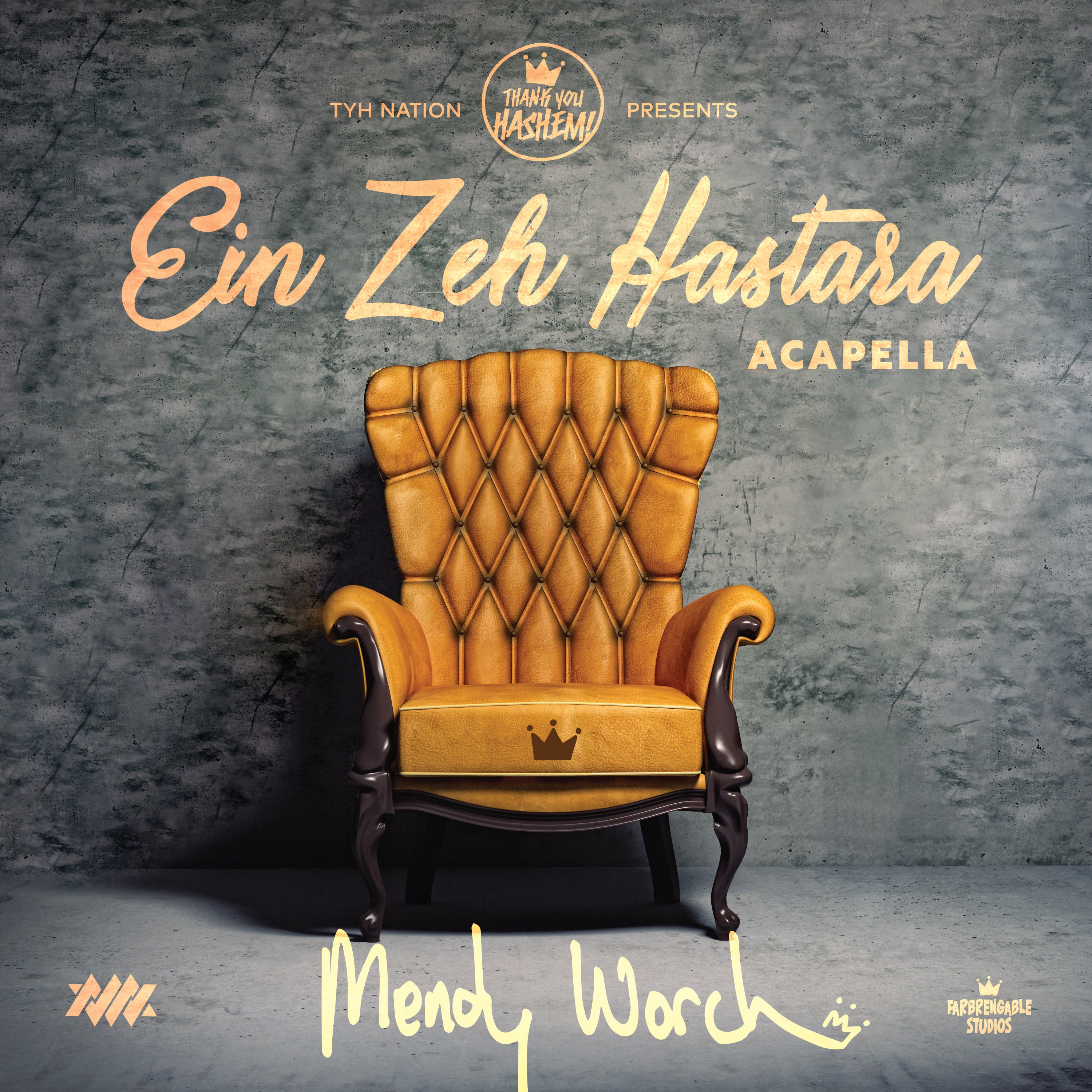 Mendy Worch - Ein Zeh Hastara [Acapella] (Single)