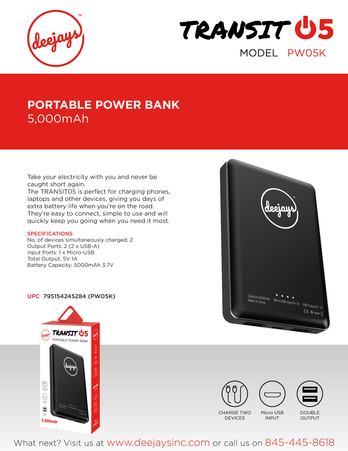 Powerbank (5K MAH)