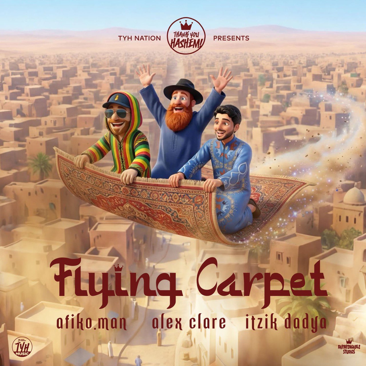 Itzik Dadya, Afiko.man & Alex Clare - Flying Carpet (Single)