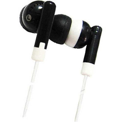 Supersonic IQ101BK High Quality In-Ear Earbuds, Black