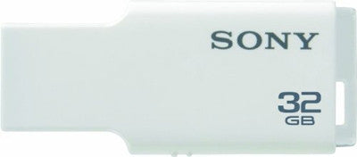 כונן הבזק של Sony 32GB Micro Vault M-Series, לבן