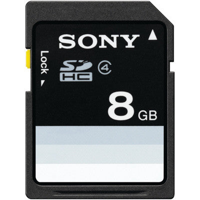 כרטיס זיכרון Sony 8GB SDHC Class 4