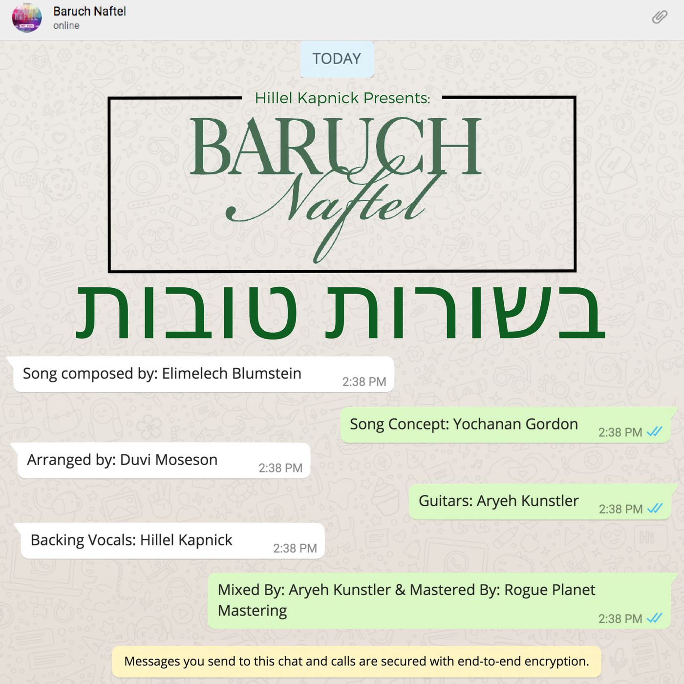 Baruch Naftel - Besoros Tovos