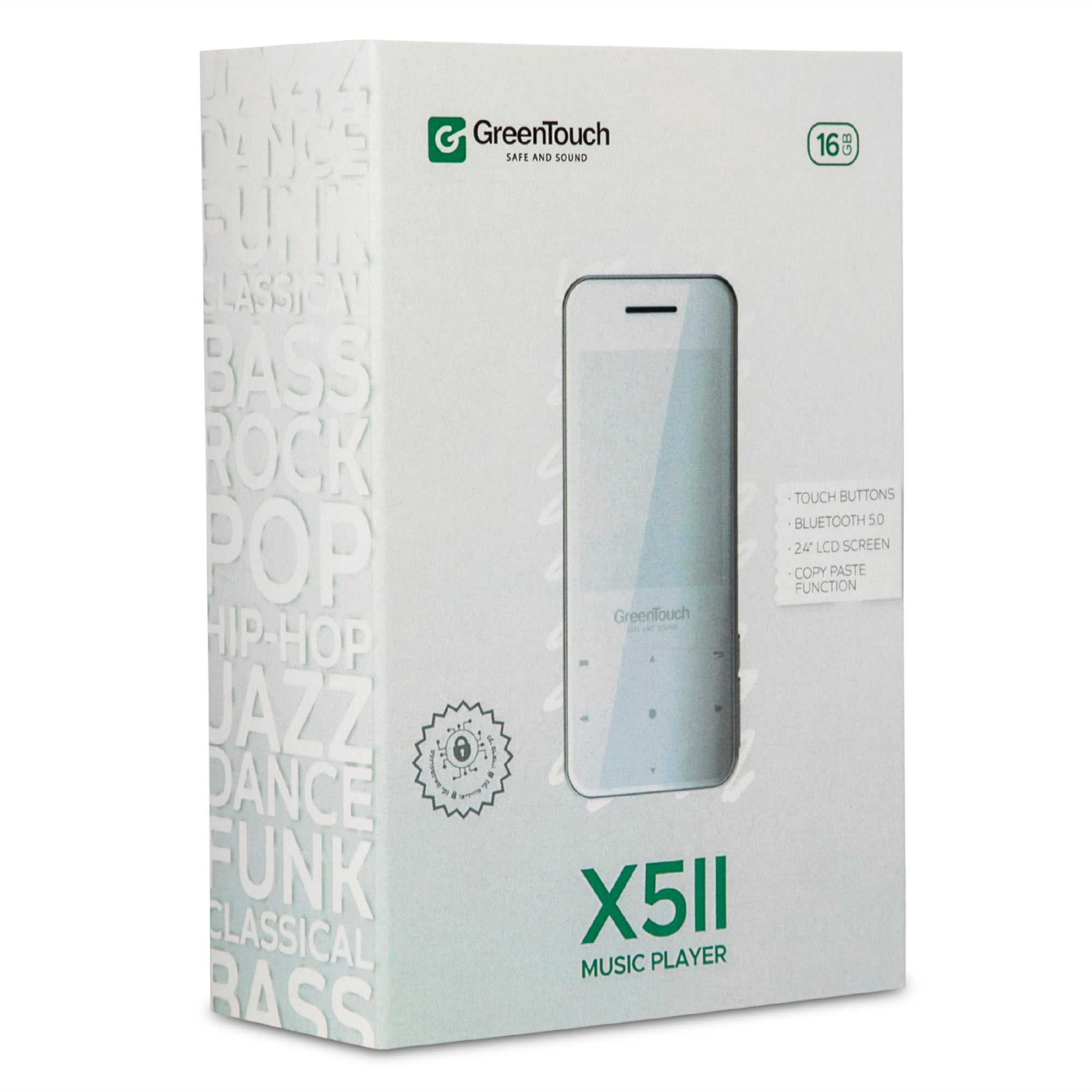 Greentouch - X5II נגן MP3 לבן 16GB
