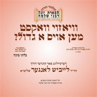 R' Leibish Langer - Viazo Vakst Men A Gudol