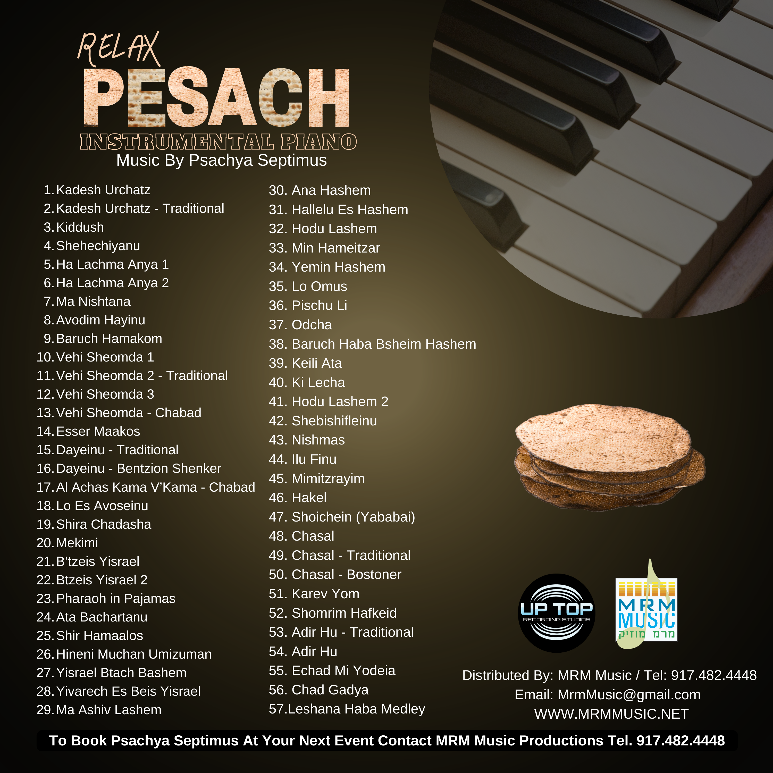 Psachya Septimus - Pesach Relax Instrumental Piano