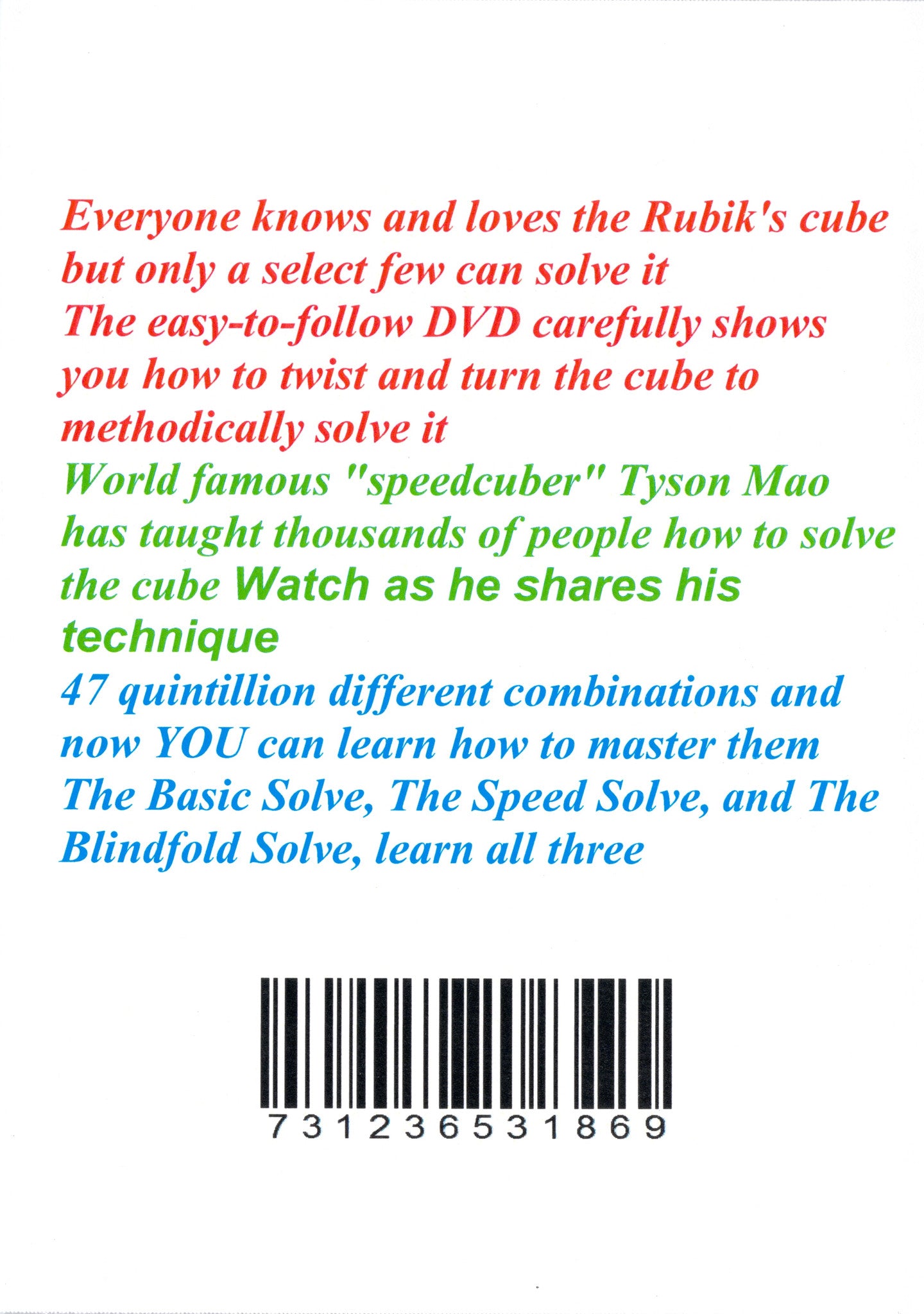 You CAN Do The Rubik's Cube - DVD