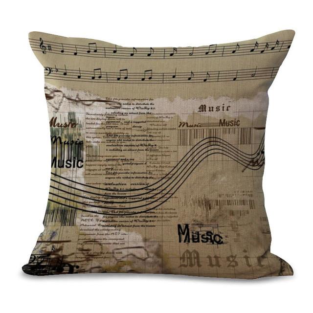 Music Note Pillow Cases