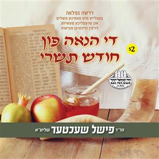 R' Fishel Shechter - The Hanuah Fin Chodesh Tishrei