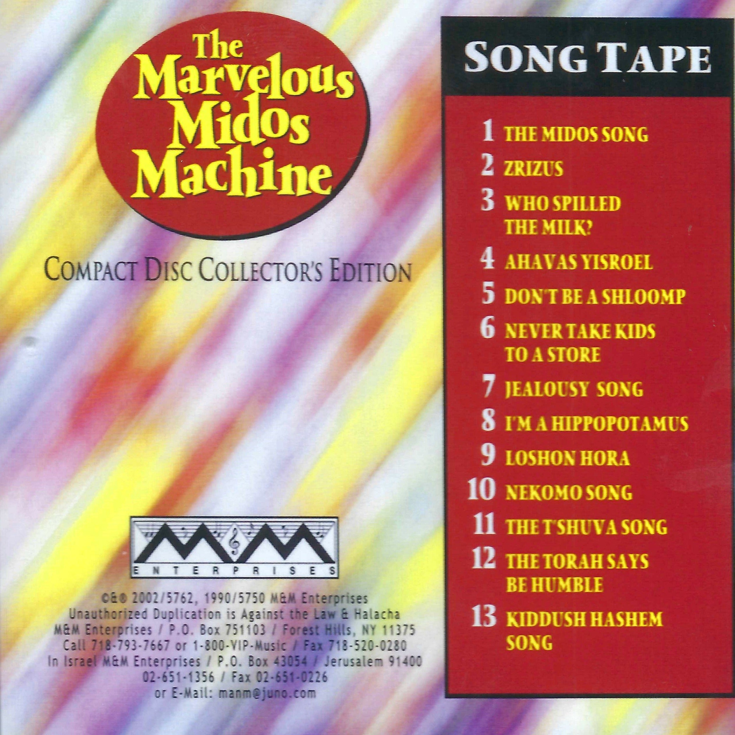 Abie Rotenberg - Marvelous Midos Machine Songs Of